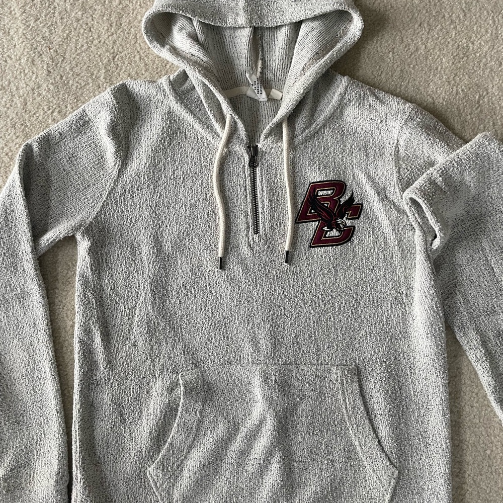 League- Boston College Gray Hoodie and Sweatpants Set